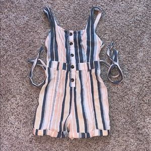 Stripped romper